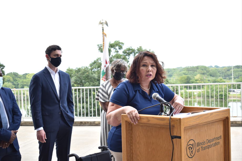 In Springfield, Duckworth, Durbin and Ossoff Highlight Wins from Bipartisan Infrastructure Deal
